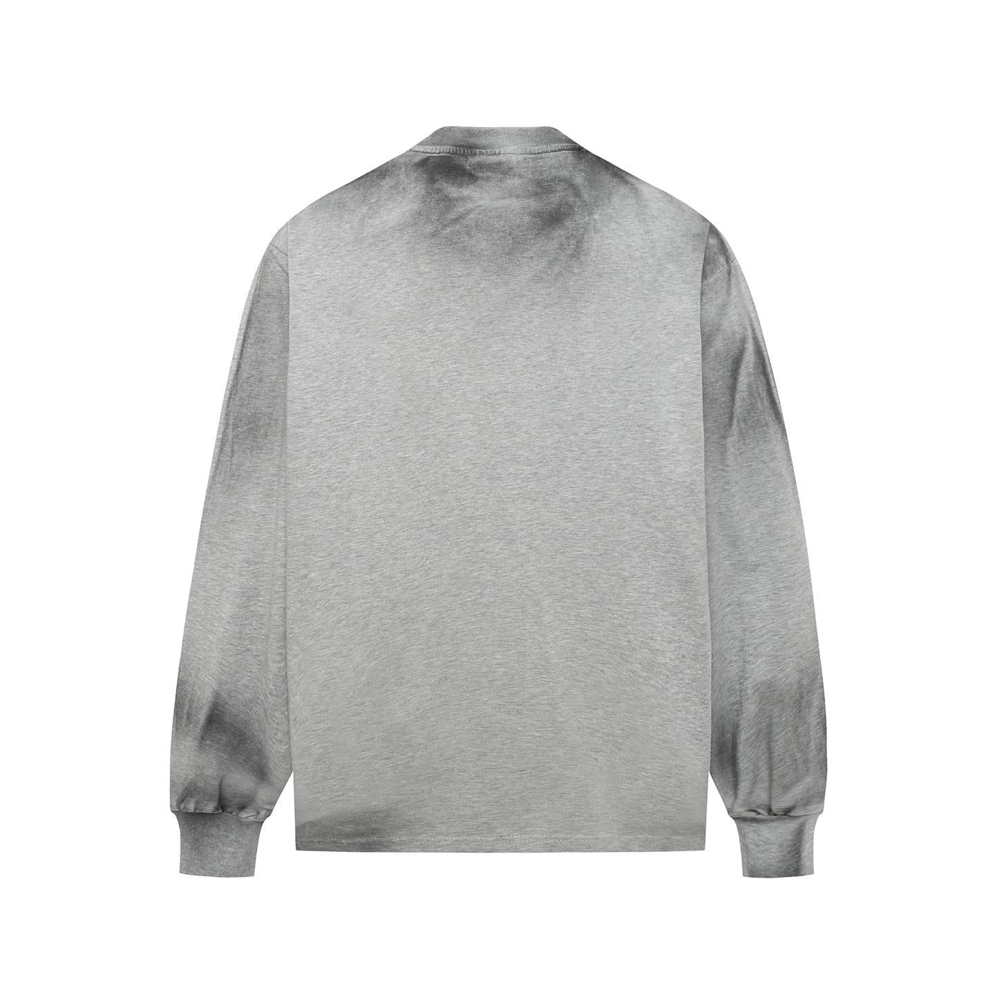 Spray painted vintage letter hoodies for men and women