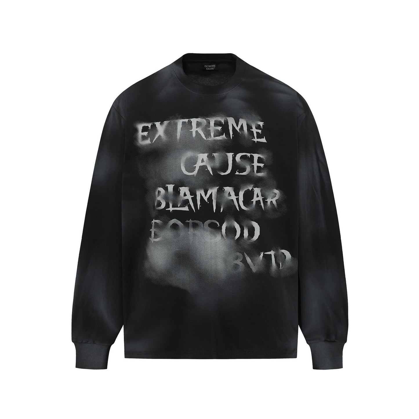Spray painted vintage letter hoodies for men and women