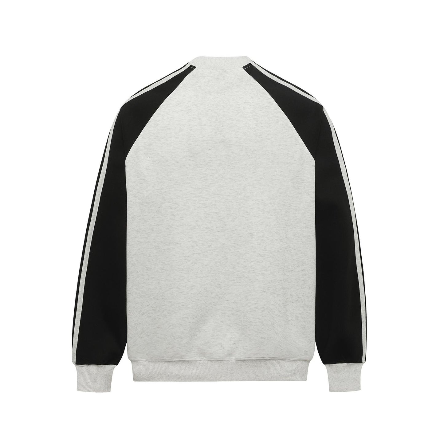 Ribbon splicing striped hoodie for men and women